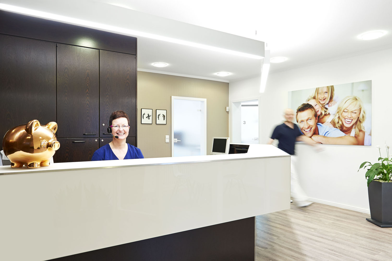 Rezeption in der Zahnarztpraxis Sebastian Koch